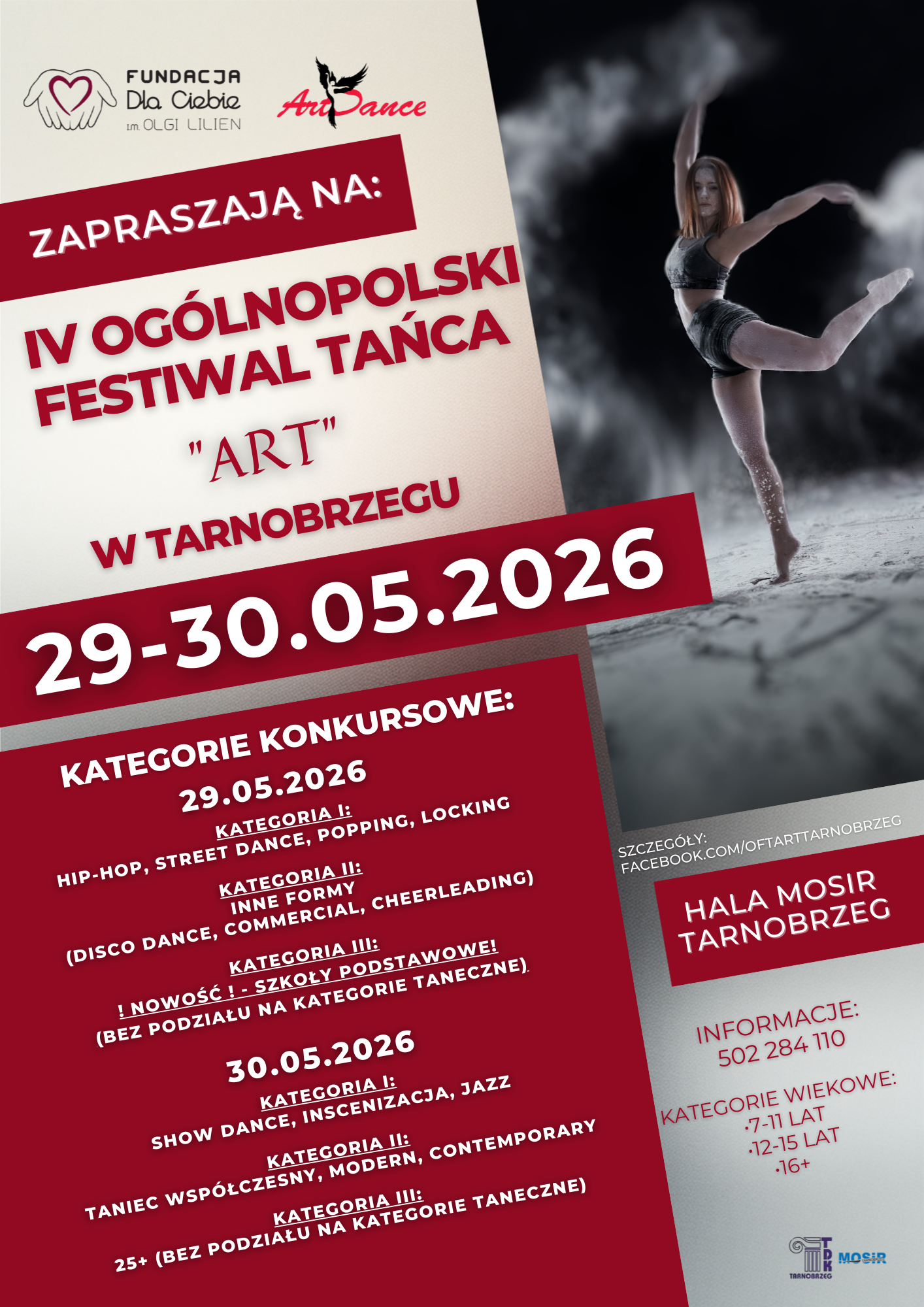 IV Ogólnopolski Festiwal Tańca „ART” w Tarnobrzegu